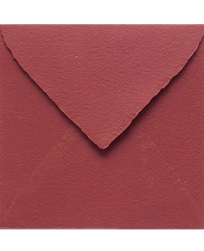 Enveloppe carrée bordelaise faite à la main pour invitations | Marmarina