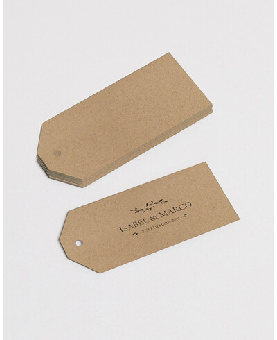 Kraft Labels for Wedding