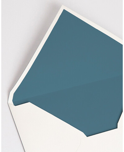 Envelopes with Coral Blue Lining | Marmarina