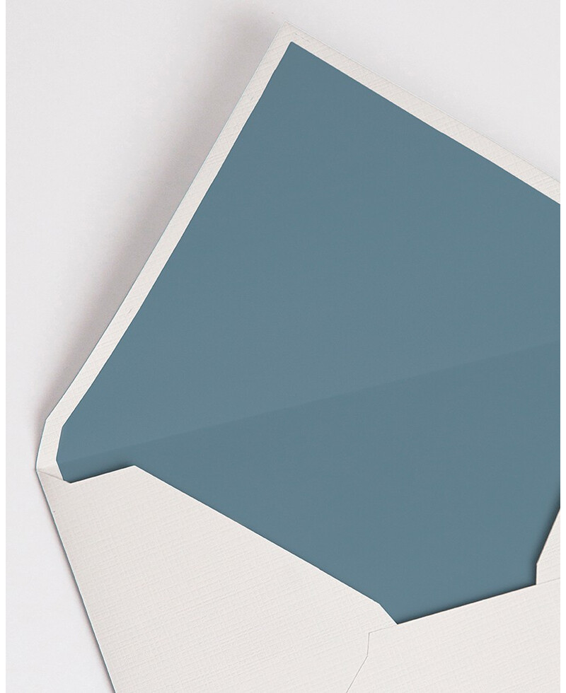 Envelopes com Forro Azul Coral | Marmarina