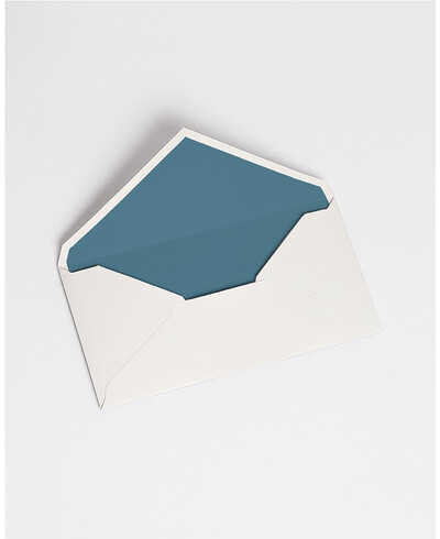 Envelopes com Forro Azul Coral | Marmarina