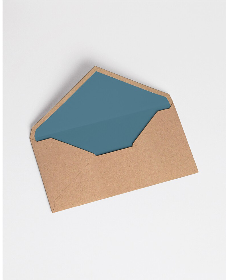 Envelopes com Forro Azul Coral | Marmarina