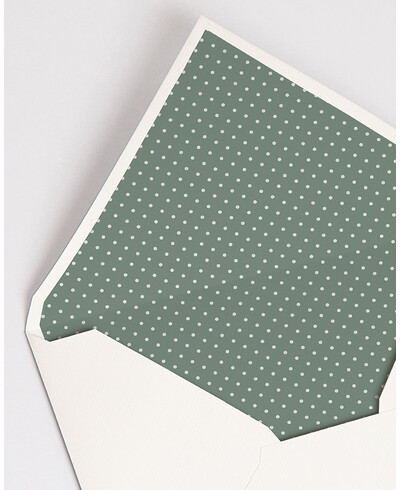 Buste con Fodera Verde Secco a Pois | Marmarina