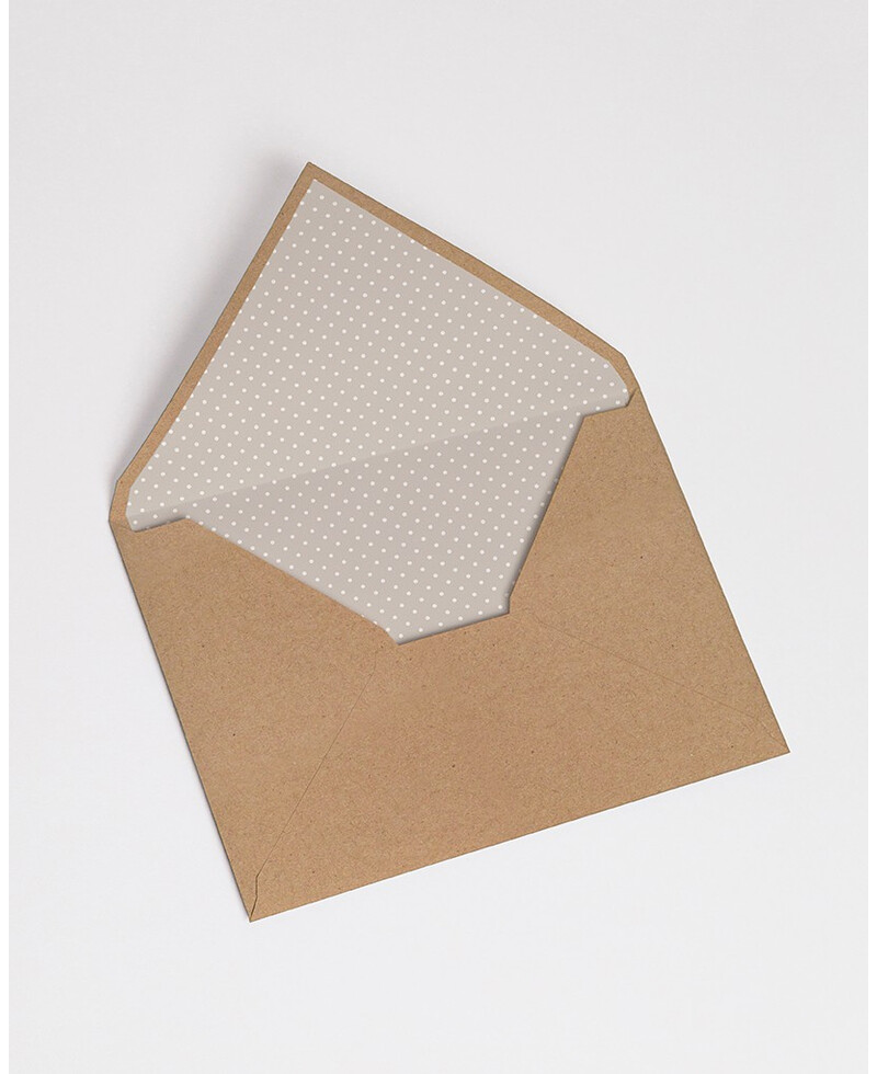 Envelopes Forrados de Caxemira Bolinhas | Marmarina