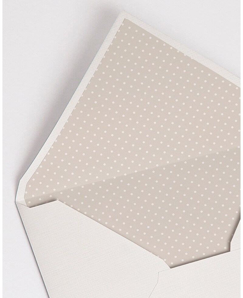 Envelopes Forrados de Caxemira Bolinhas | Marmarina