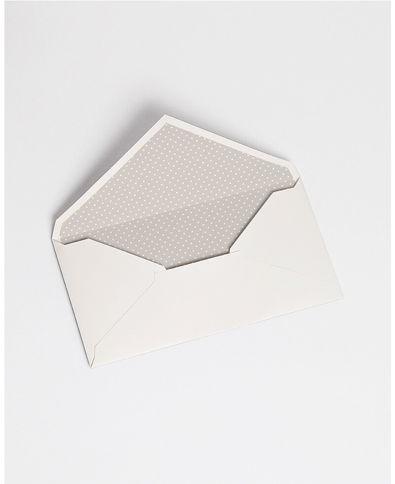 Envelopes Forrados de Caxemira Bolinhas | Marmarina