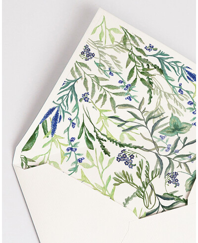 Wild Hyacinth Lined Envelopes | Marmarina