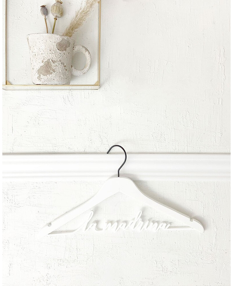 percha madrina bodas