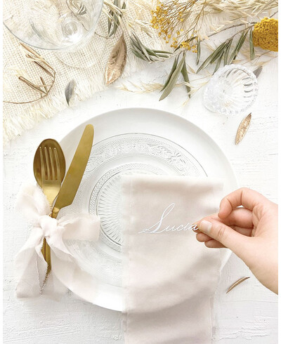 Segnaposto in argento nome matrimonio