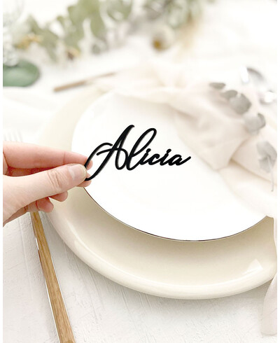 Espaços reservados para casamento preto