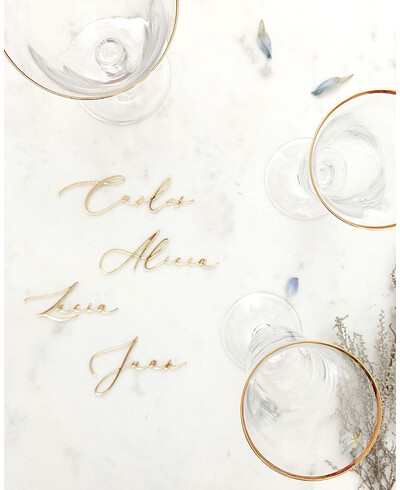 Marcadores Nomes de Casamento