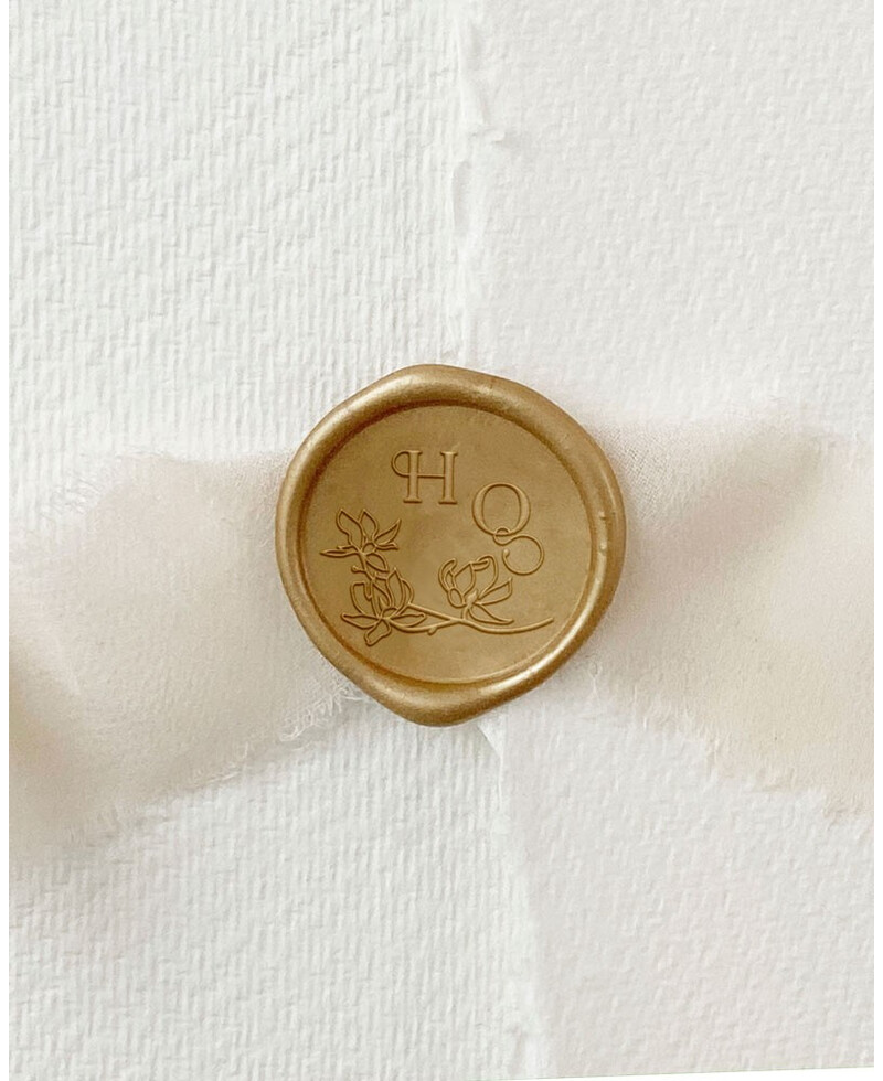 Sello lacrado magnolias