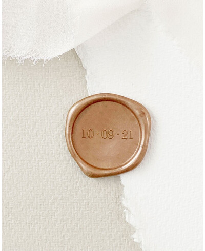 Sello lacre con fecha