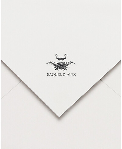 Sello de Caucho Flamenco | Marmarina