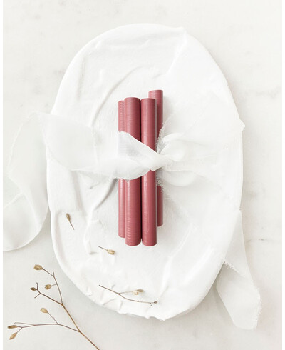 barras de lacre rosa vintage