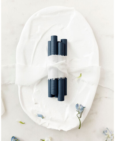 Marineblaue Siegelwachs-Riegel