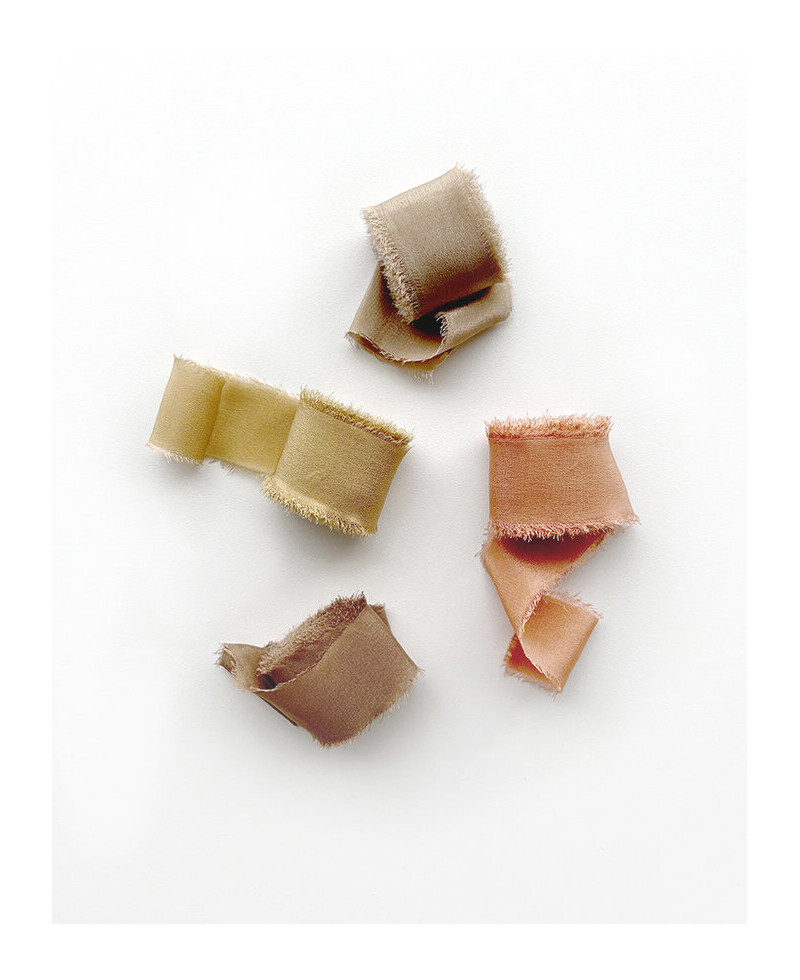 Gold colored ribbons