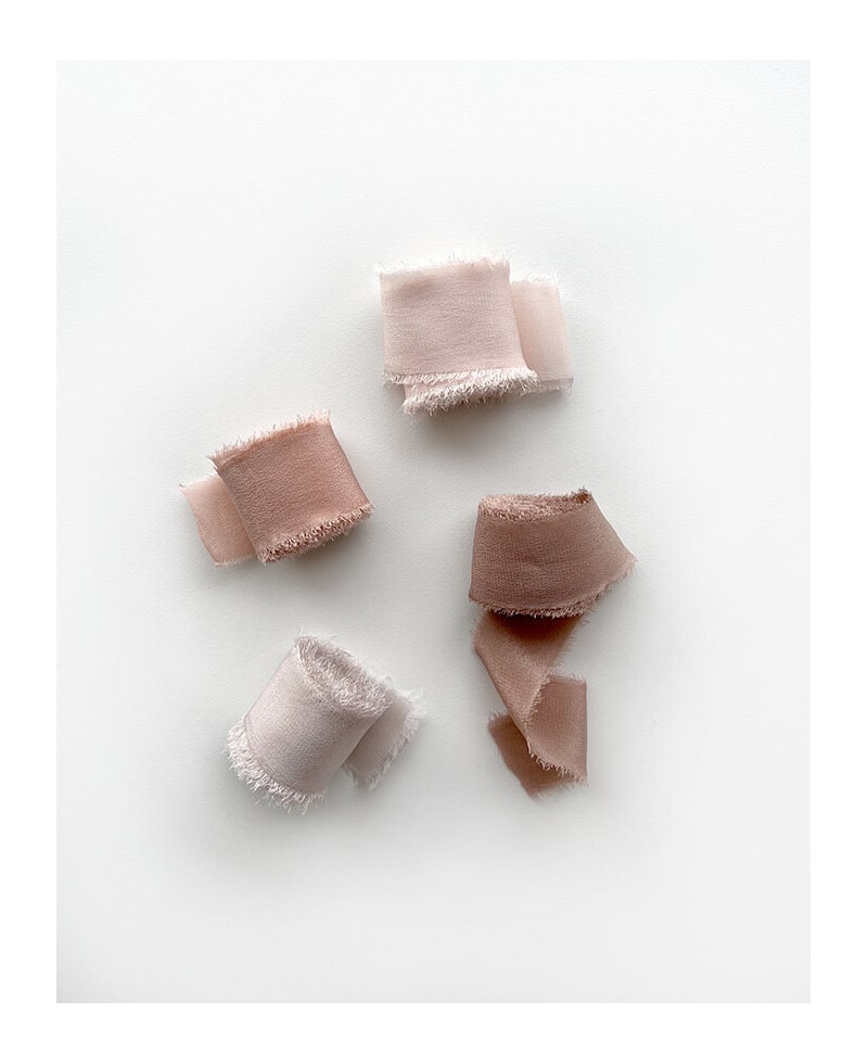 Cintas de colores rosa