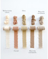 Cintas de seda natural colores marrones