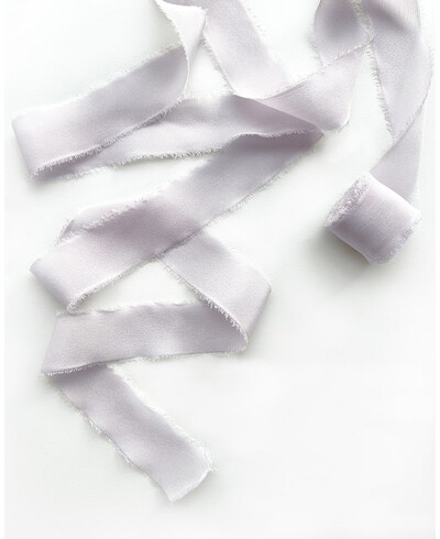 Lilac mauve silk ribbon