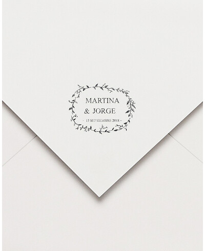 Sello de Caucho Jardín | Marmarina