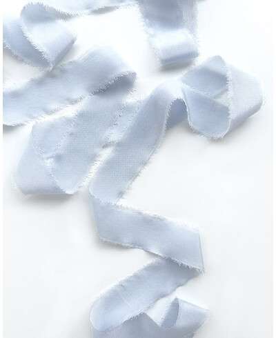 Light blue silk ribbon