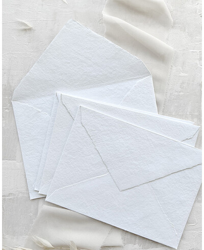 Buste fatte a mano di altissima qualità colore cotone bianco