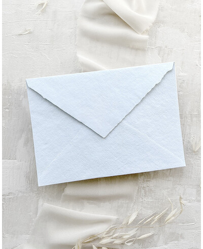 Busta premium blu cielo fatta a mano