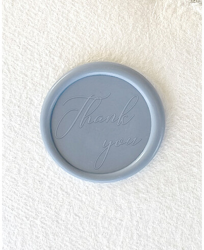 Sealing seal with thank you sticker