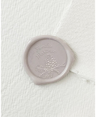 Personalisiertes Weihnachtssiegelwachs