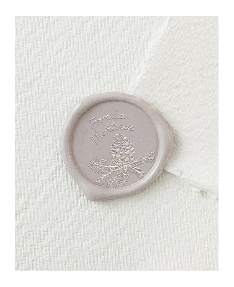 Personalisiertes Weihnachtssiegelwachs