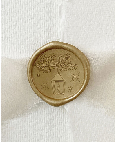 Christmas lantern sealing wax