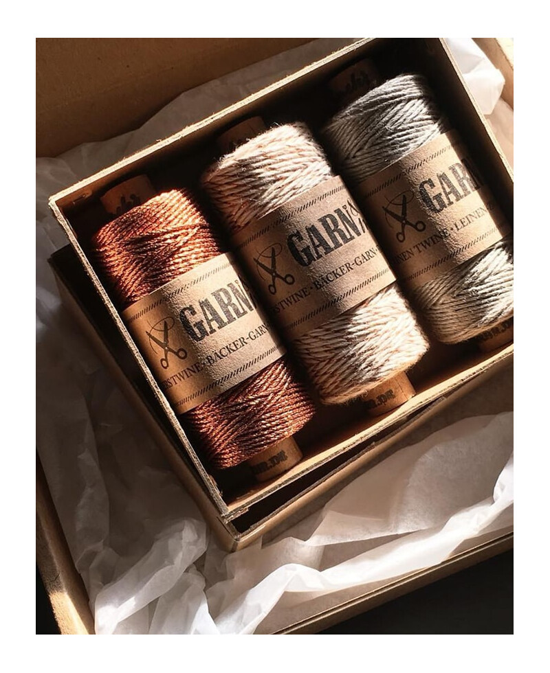 Corda color rame e bianco