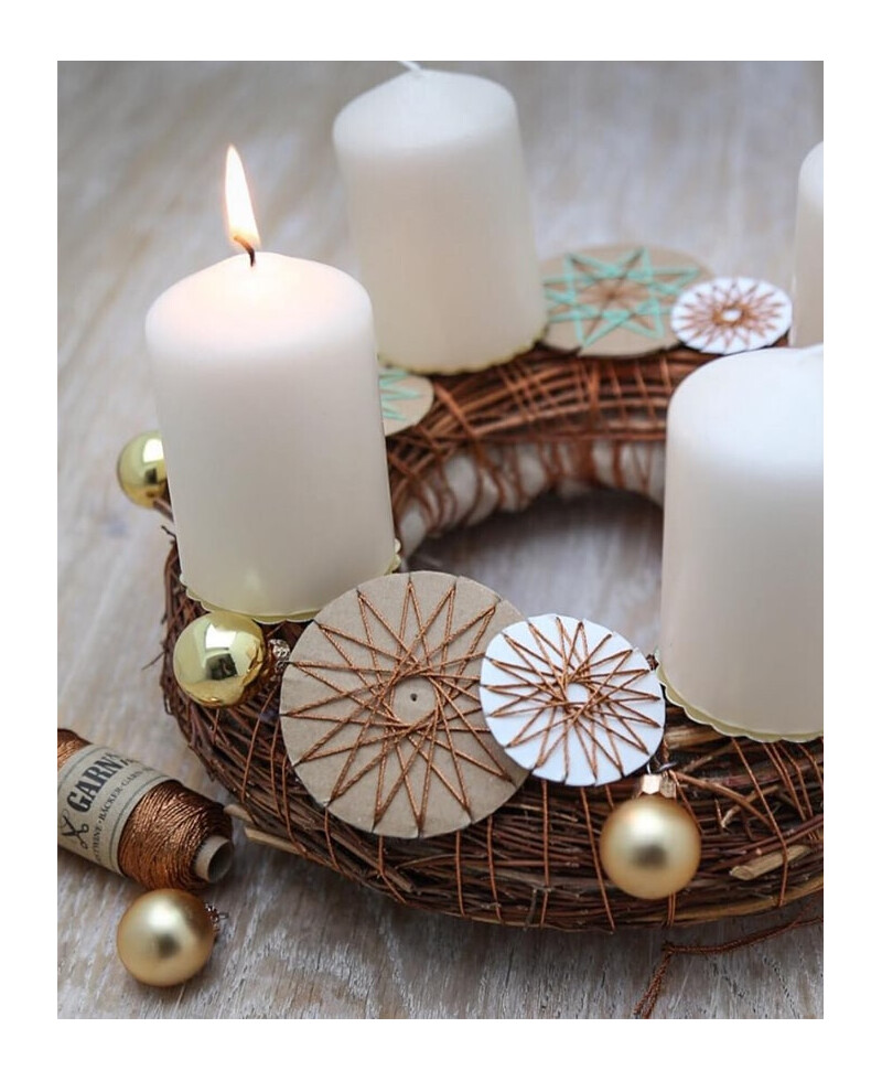 Cordel de cobre para decoración de navidad