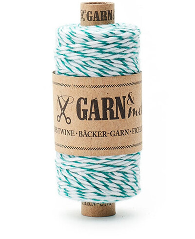 Spago bianco verde smeraldo