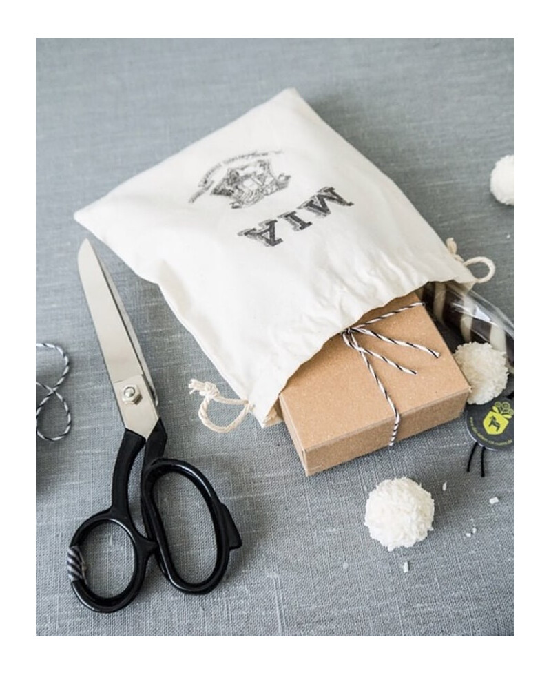 Cordel negro y blanco para packaging