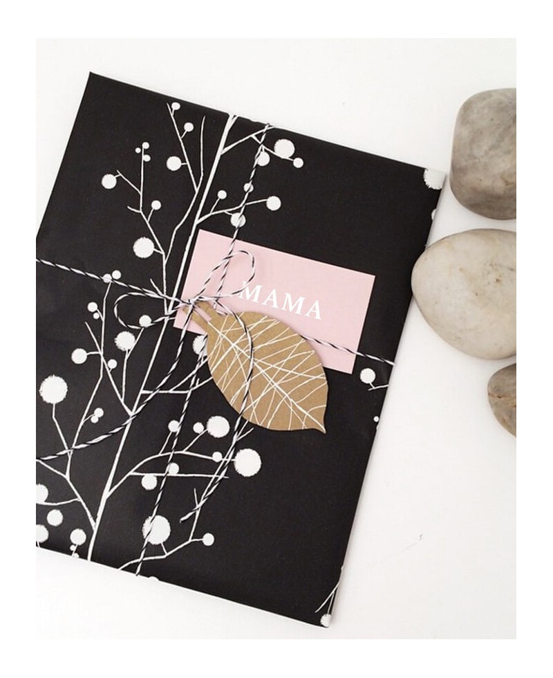 Cordas preto e branco para convites de casamento