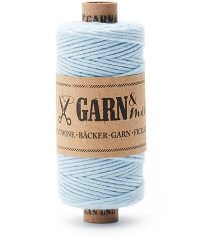 Powdered blue twine