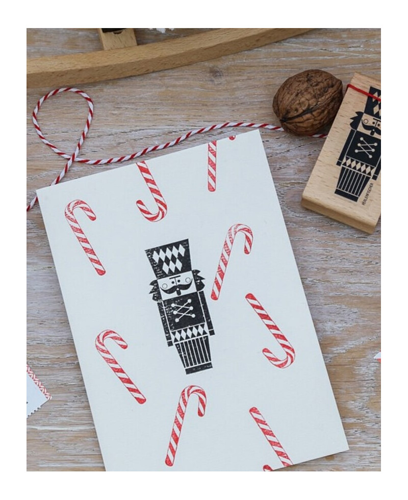 Corde rouge blanche pour Noël