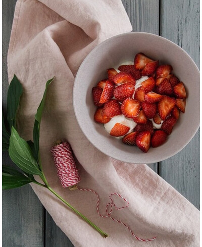 Ficelle rouge blanche pour la décoration