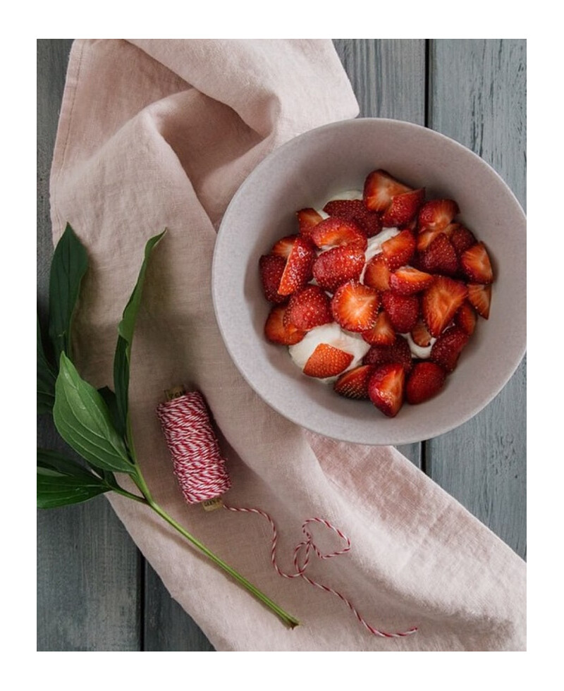 Ficelle rouge blanche pour la décoration