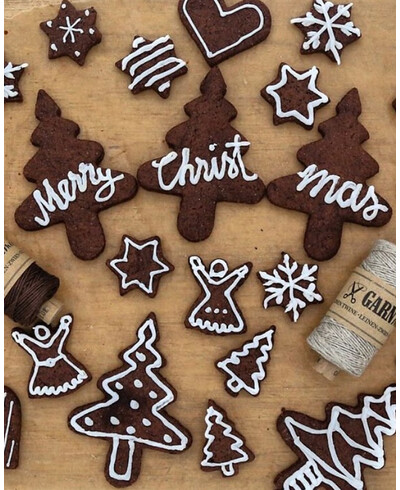 Cuerda marrón para decoración de navidad