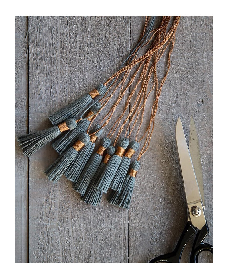 Fio cinza para decoração