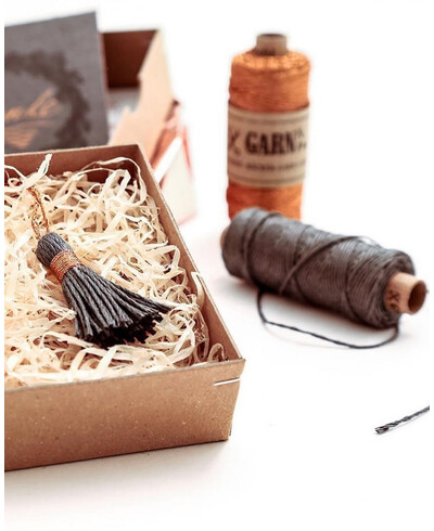 Cordão cinza para embalagem