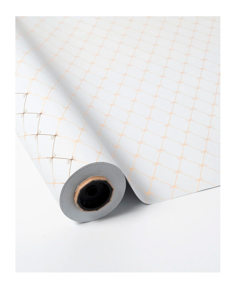 Papel de regalo lazos oro