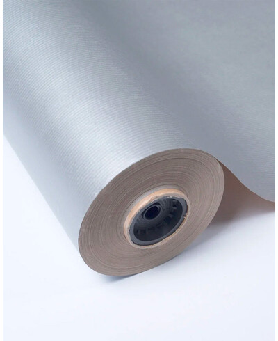 Papel de regalo plateado