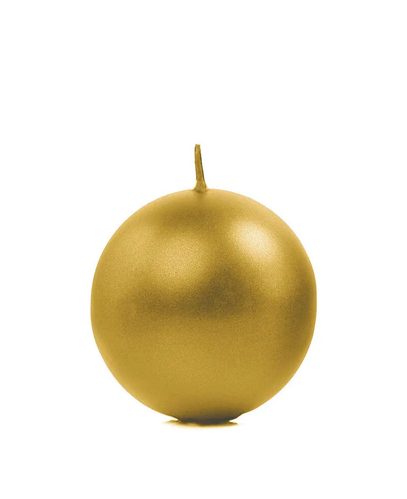 Candela a sfera d'oro