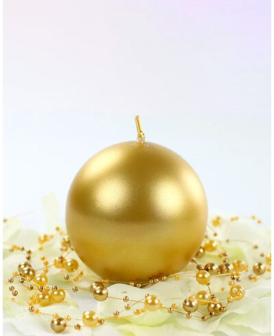 Golden Sphere Kerze