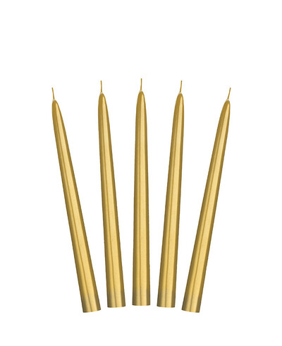 Gold Elongated Candles| Buy Online