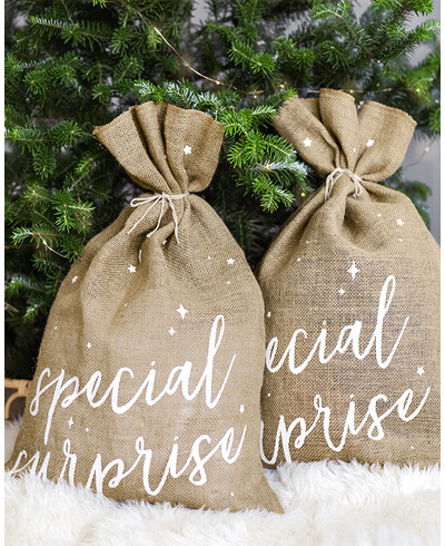 Sacchetti regalo di Natale di Babbo Natale